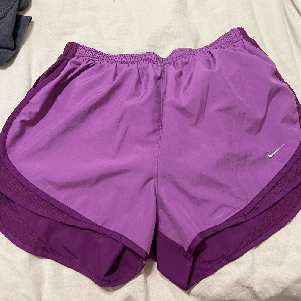 Nike Women's Vibrant Purple Athletic Shorts